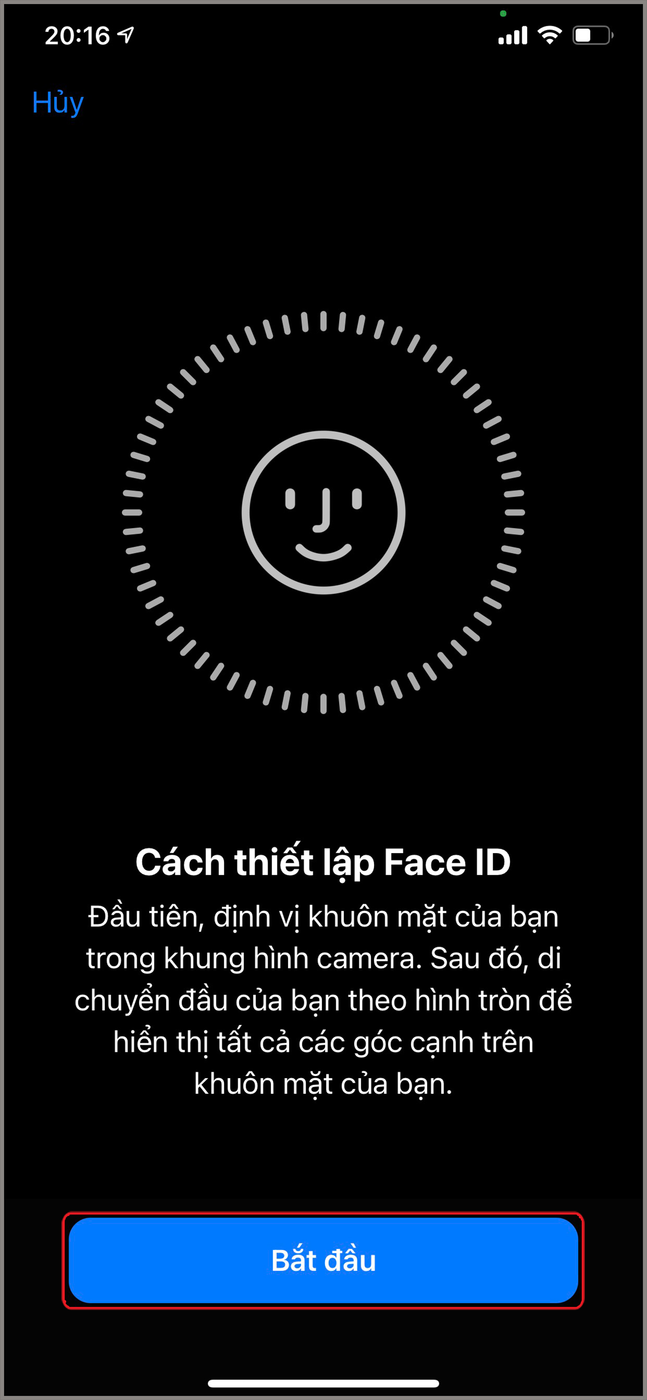 Bảo mật iPhone bằng Face ID