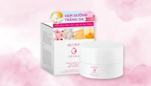 Review kem dưỡng ban ngày Senka White Beauty Glow UV Cream SPF 25