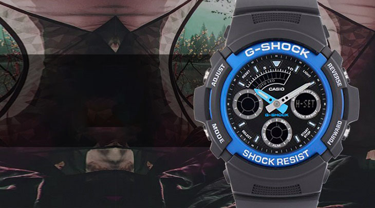 Đồng hồ G-SHOCK 46.4 mm Nam AW-591-2ADR Đồng hồ G-SHOCK 46.4 mm Nam AW-591-2ADR