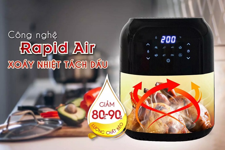 Công nghệ đốt nóng chân không Rapid Air hiện đại