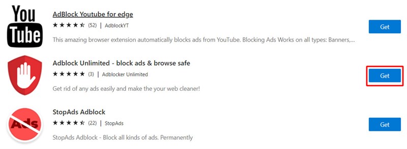Cách chặn quảng cáo trên trình duyệt Microsoft Edge