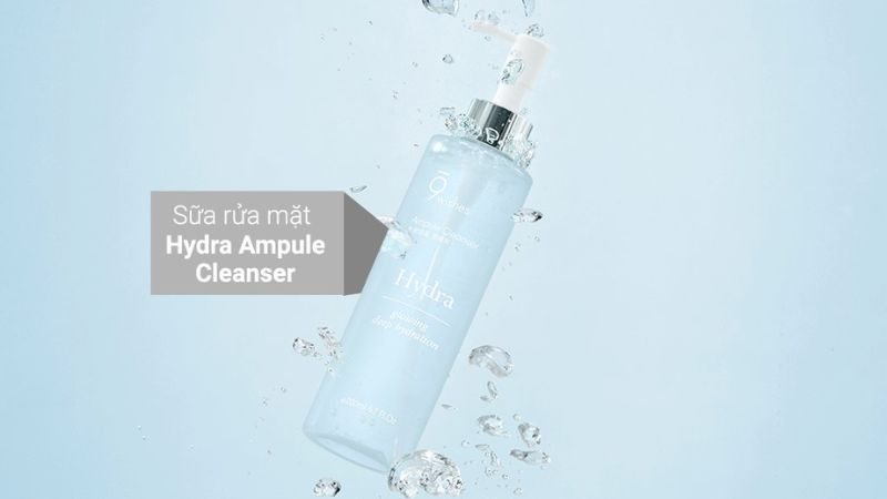 Sữa rửa mặt 9 Wishes Hydra Ampule Cleanser