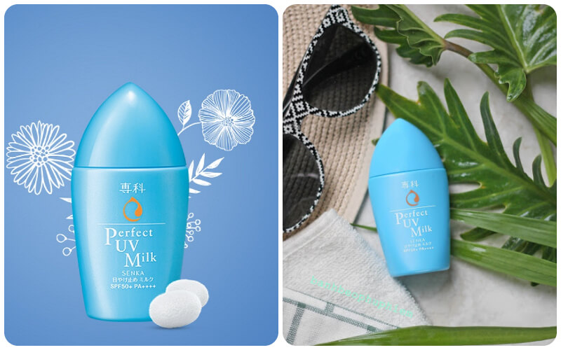 Tác dụng của kem chống nắng Senka Perfect UV Milk