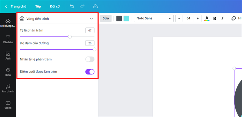 Hoặc bạn cũng có thể tùy chỉnh thông số để vẽ ra một biểu đồ khác.