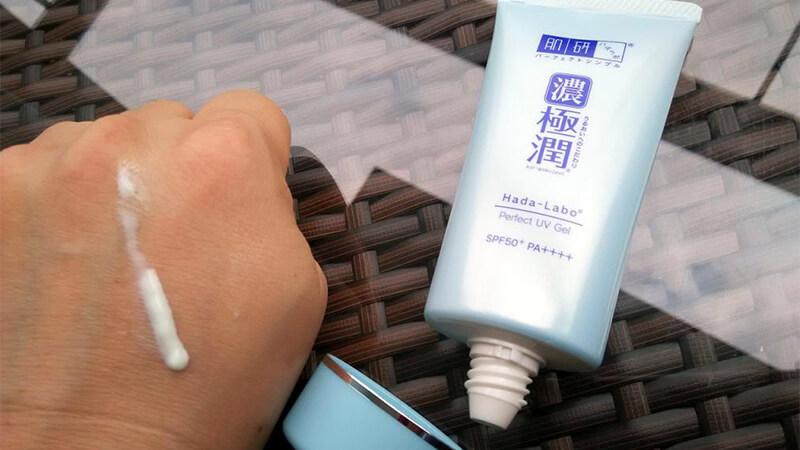 Hướng dẫn sử dụng kem chống nắng Hada Labo Koi-Gokujyun Perfect UV Gel