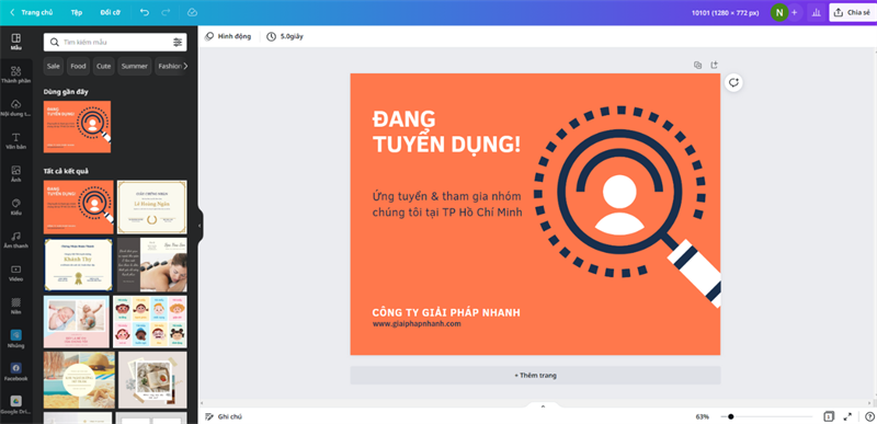 Các bạn đầu tiên hãy truy cập vào giao diện thiết kế Canva của mình trước đã. Các bạn đầu tiên hãy truy cập vào giao diện thiết kế Canva của mình trước đã.