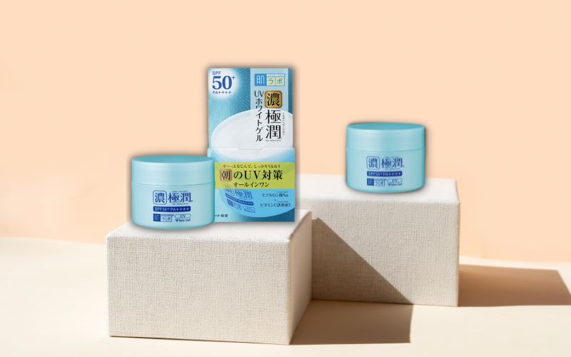 Mua gel dưỡng ẩm chống nắng Hada Labo Koi-Gokujyun UV White ở đâu chính hãng, giá tốt nhất?