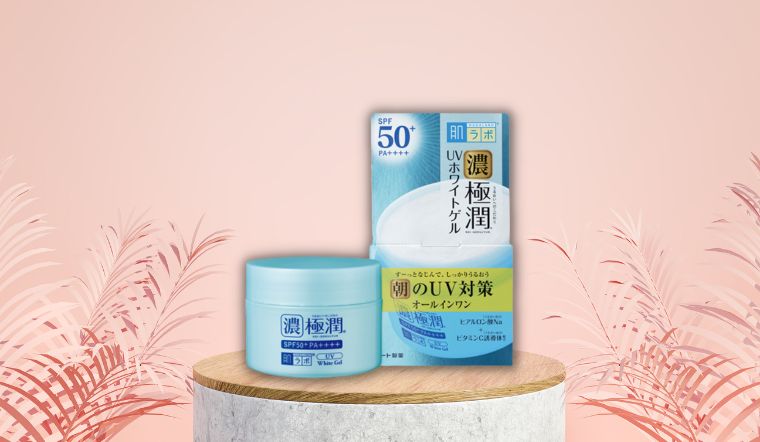 Review gel dưỡng ẩm chống nắng Hada Labo Koi-Gokujyun UV White