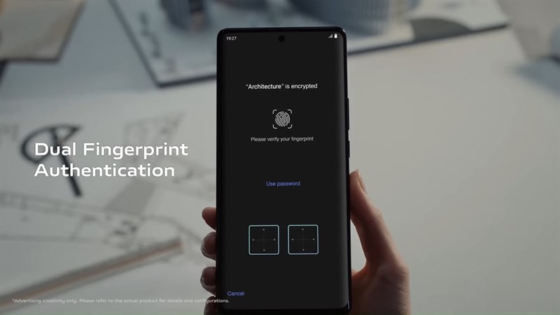 Cảm biến vân tay kép vô cùng hiệu quả