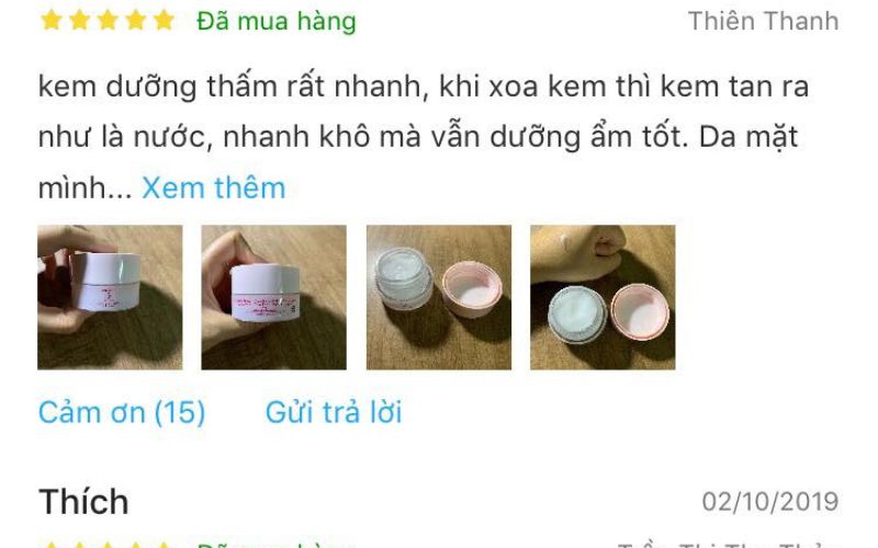 Review kem dưỡng trắng da 3 trong 1 Senka White Beauty Cream từ người dùng