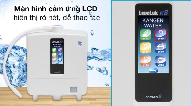 Màn hình cảm ứng LCD trực quan, dễ dàng thao tác Màn hình cảm ứng LCD trực quan, dễ dàng thao tác
