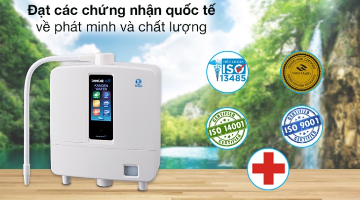 Máy lọc nước Kangen ở hữu 5 chứng nhận về tiêu chuẩn an toàn nước Máy lọc nước Kangen ở hữu 5 chứng nhận về tiêu chuẩn an toàn nước