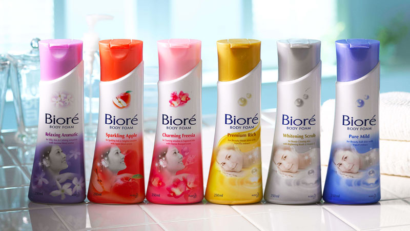 Sữa tắm Bioré giúp làm sạch vi khuẩn hiệu quả
