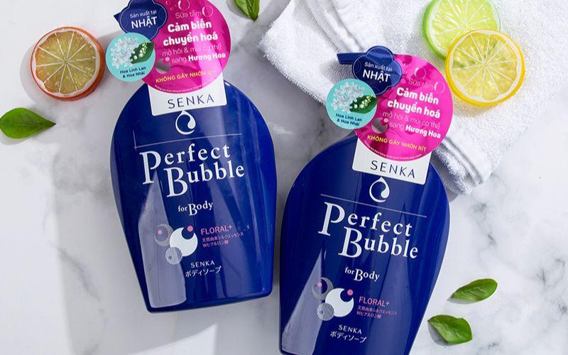 Sữa tắm Senka Perfect Bubble For Body hương linh lan và hoa nhài