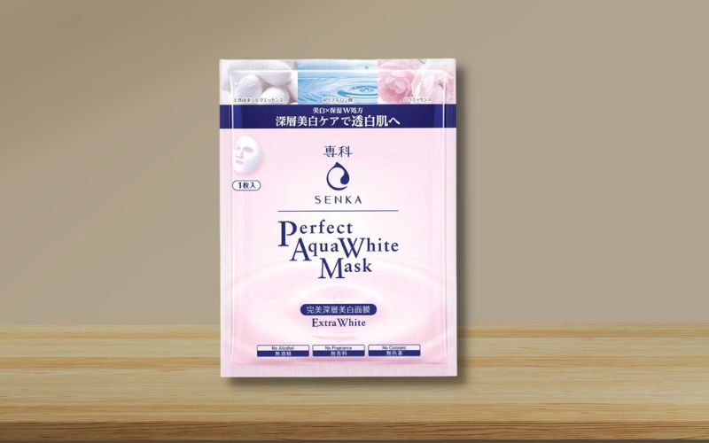 Thành phần của mặt nạ Senka Perfect Aqua White Mask Extra White