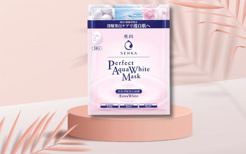 Tác dụng của mặt nạ Senka Perfect Aqua White Mask Extra White