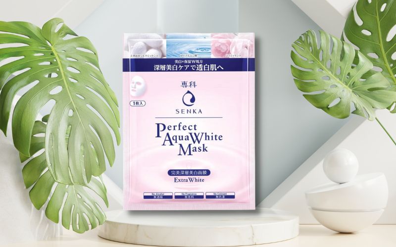 Ưu điểm, nhược điểm của mặt nạ Senka Perfect Aqua White Mask Extra WhiteƯu điểm, nhược điểm của mặt nạ Senka Perfect Aqua White Mask Extra White