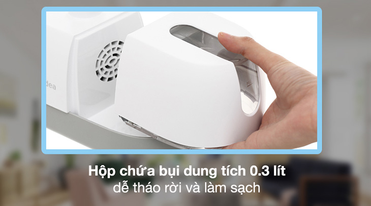 Dung tích hộp chứa bụi