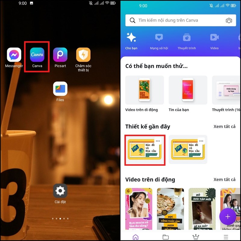 Cách chuyển Canva sang PowerPoint trên điện thoại Cách chuyển Canva sang PowerPoint trên điện thoại