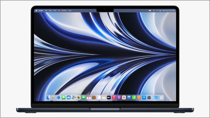 Cận cảnh MacBook Air M2 khi trên tay: Thiết kế siêu mỏng, cấu hình ấn tượng > Màn hình tai thỏ