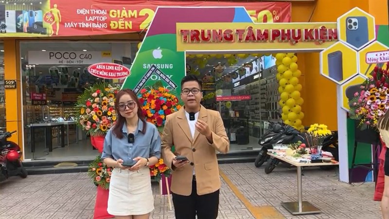 Khai trương Trung tâm phụ kiện Thế Giới Di Động Khai trương Trung tâm phụ kiện Thế Giới Di Động