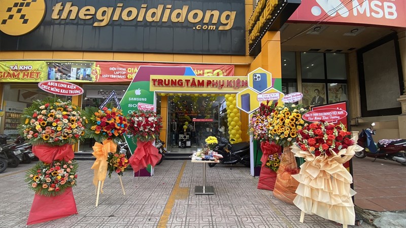 Khai trương Trung tâm phụ kiện Thế Giới Di Động Khai trương Trung tâm phụ kiện Thế Giới Di Động