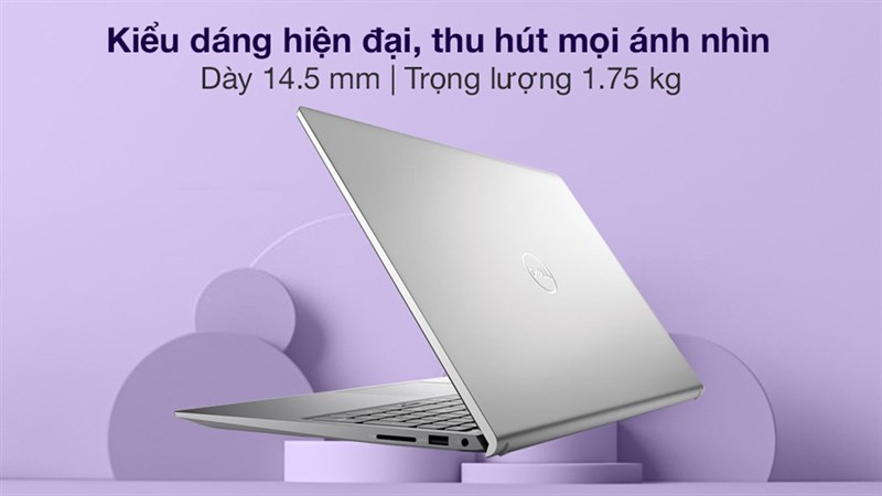 Dell Inspiron 15 5515 có thiết kế đơn giản và toát lên vẻ sang trọng