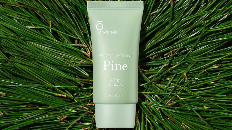 Kem chống nắng 9 Wishes Pine Treatment Suncreen SPF50+ PA++++