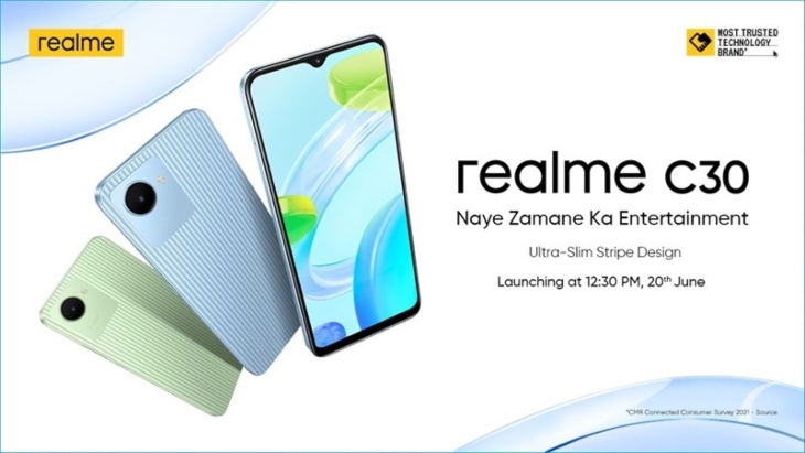 Realme C30 dự kiến ra mắt vào 12:30 tại Ấn Độ Realme C30 dự kiến ra mắt vào 12:30 tại Ấn Độ