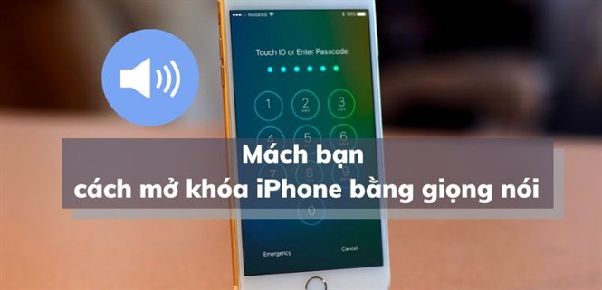 Mách bạn cách mở khóa iPhone bằng giọng nói cực đơn giản, không phải ai cũng biết
