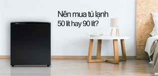 Nên mua tủ lạnh 50l hay 90l? Hãng nào tốt và được nhiều người ưa chuộng hơn?