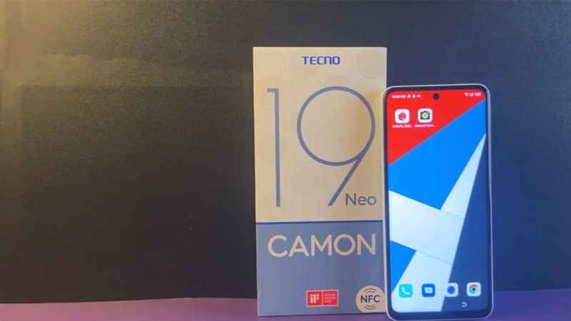 Tecno Camon 19 Neo khung viền vuông vức 