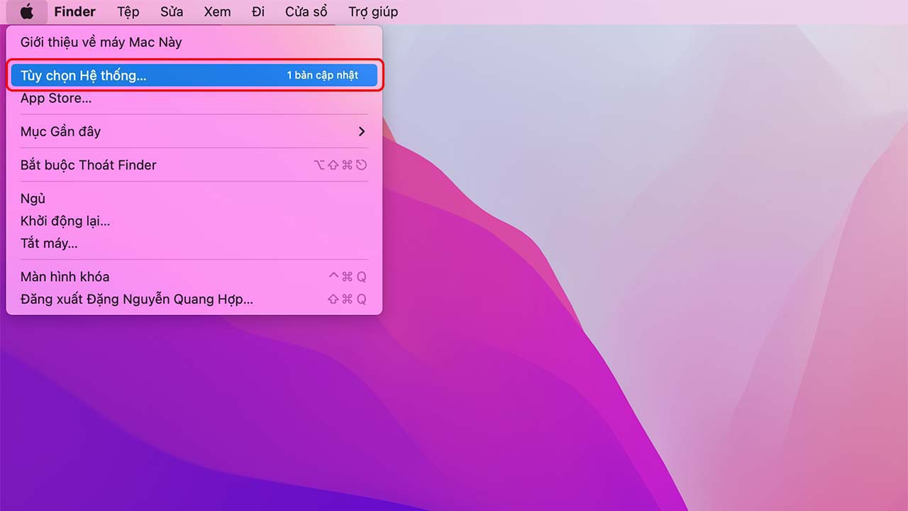Cách cài đặt thông báo trên MacBook