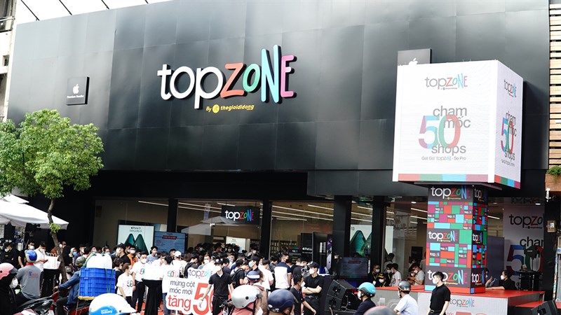 Toàn cảnh sự kiện mừng 50 shop TopZone