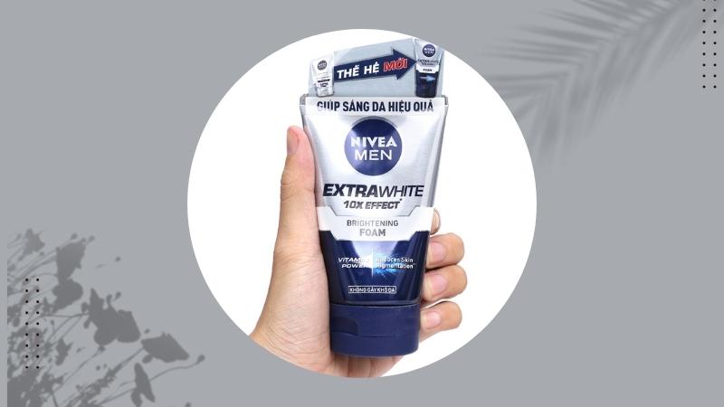 Đối tượng sử dụng của sữa rửa mặt Nivea Men Extra White