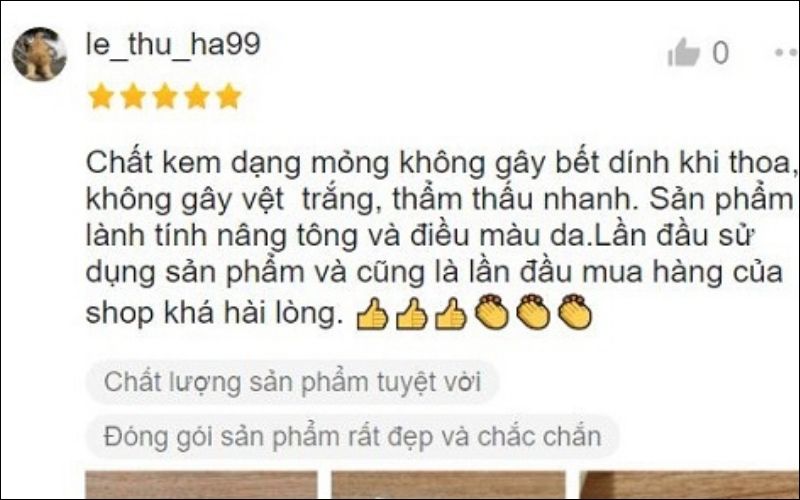 Review kem chống nắng 9Wishes Pine treatment từ người dùng