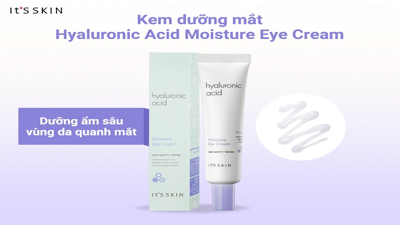 Thành phần của kem dưỡng mắt It's skin Hyaluronic Acid Moisture Eye Cream