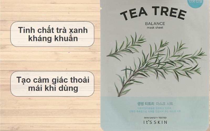 Mặt nạ giấy It's Skin The Fresh Mask Sheet Tea Tree