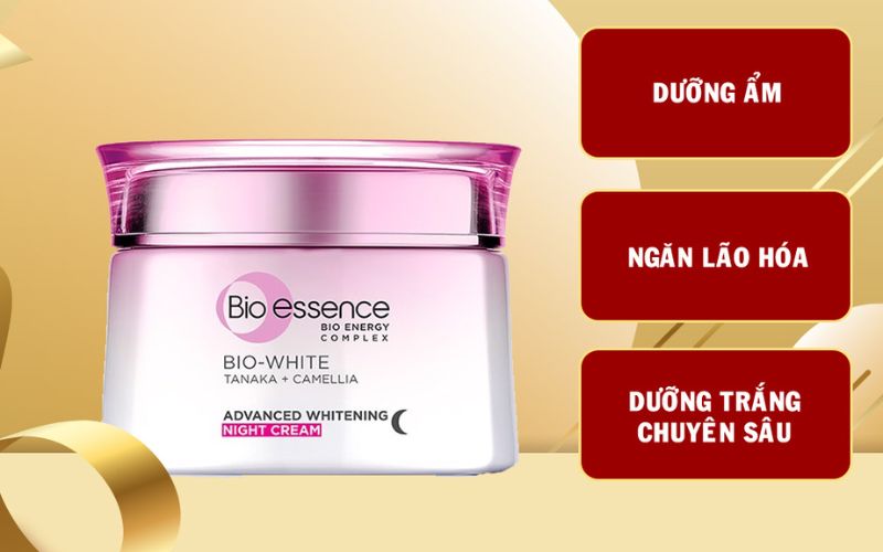 Kem dưỡng trắng da ban đêm Bio-essence White có tác dụng phụ không?