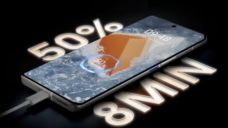 iQOO 10 Pro có thể sạc từ 0 đến 100% trong vòng 12 phút