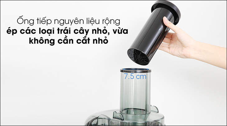 So sánh máy ép chậm và máy ép nhanh: Nên mua loại nào? > Máy ép trái cây Hommy GS-329