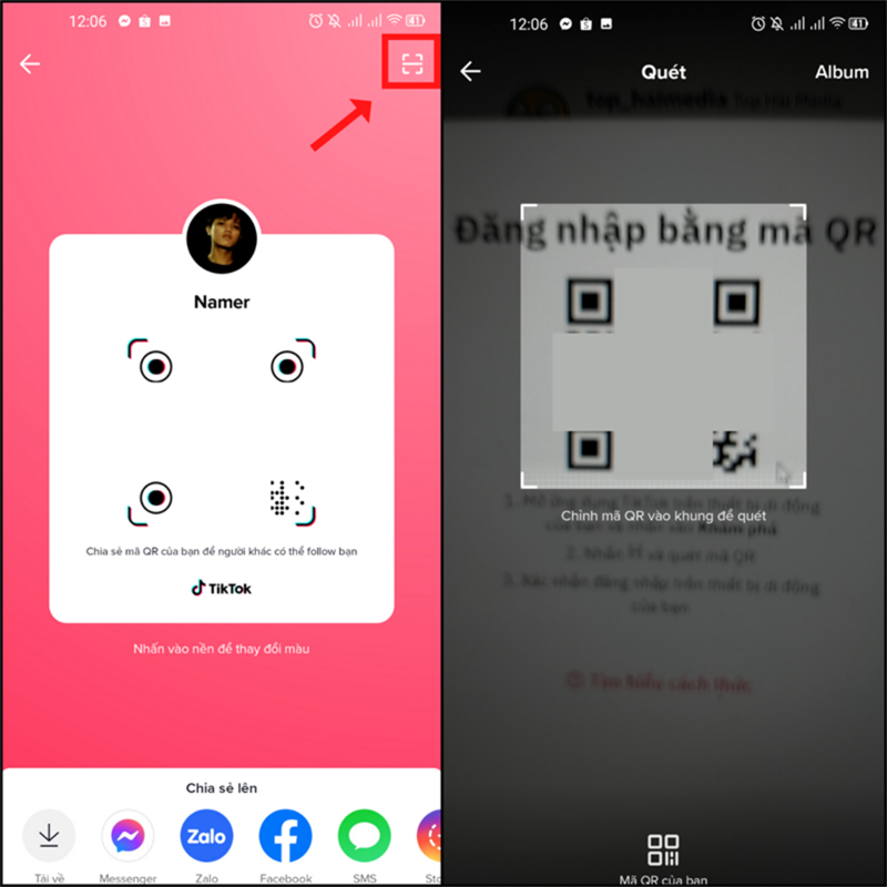 Hướng dẫn cách đăng nhập TikTok bằng mã QR không cần mật khẩu