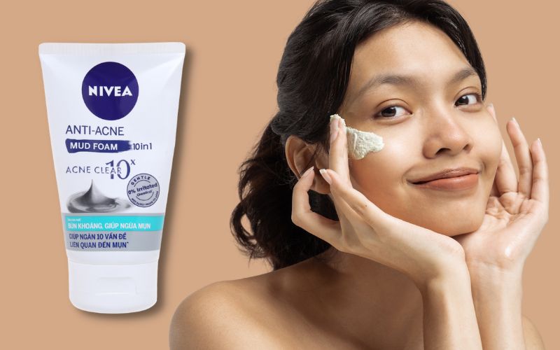 Đối tượng sử dụng sữa rửa mặt Nivea bùn khoáng ngừa mụn