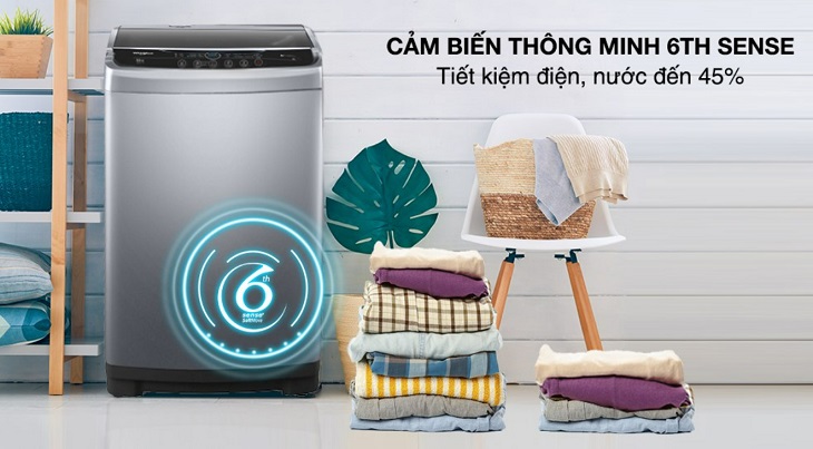 Cảm biến thông minh 6th SENSE trên máy giặt whirlpool