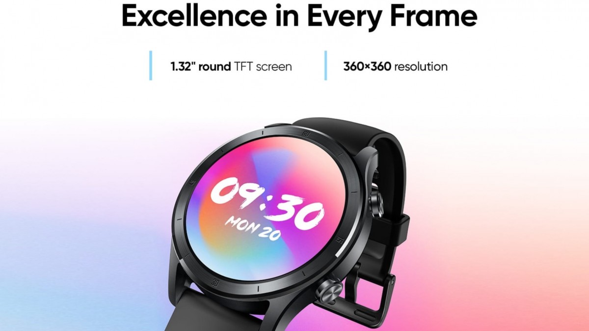 Màn hình màu rực rỡ của Realme TechLife Watch R100 Màn hình màu rực rỡ của Realme TechLife Watch R100