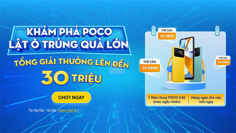 KẾT QUẢ MINIGAME POCO C40 KẾT QUẢ MINIGAME POCO C40