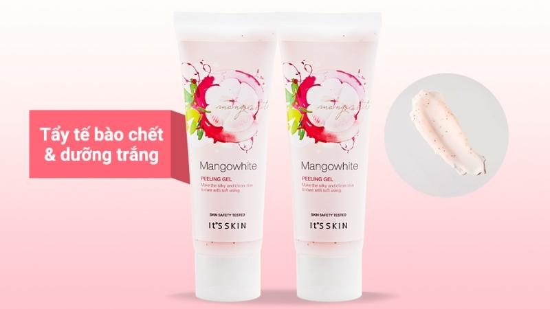 Gel tẩy da chết sạch sâu It's skin Mangowhite Peeling có tác dụng phụ không?