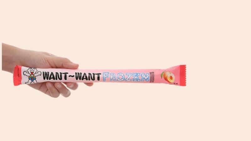 Nước giải khát Want Want Frozen vị đào