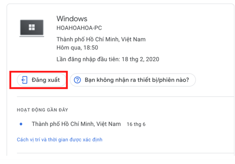 Cách kiểm tra ai đó đã truy cập vào tài khoản Google của bạn Cách kiểm tra ai đó đã truy cập vào tài khoản Google của bạn