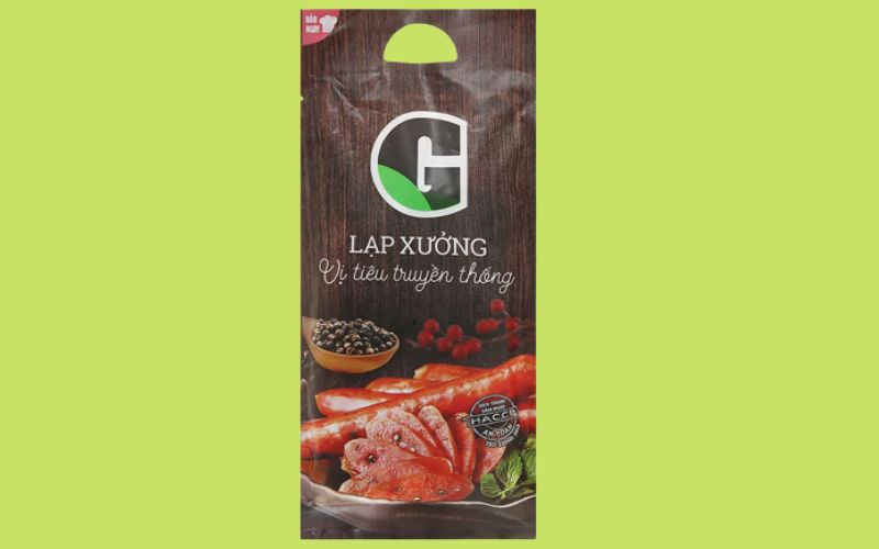 Lạp xưởng G kitchen vị tiêu truyền thống 200g